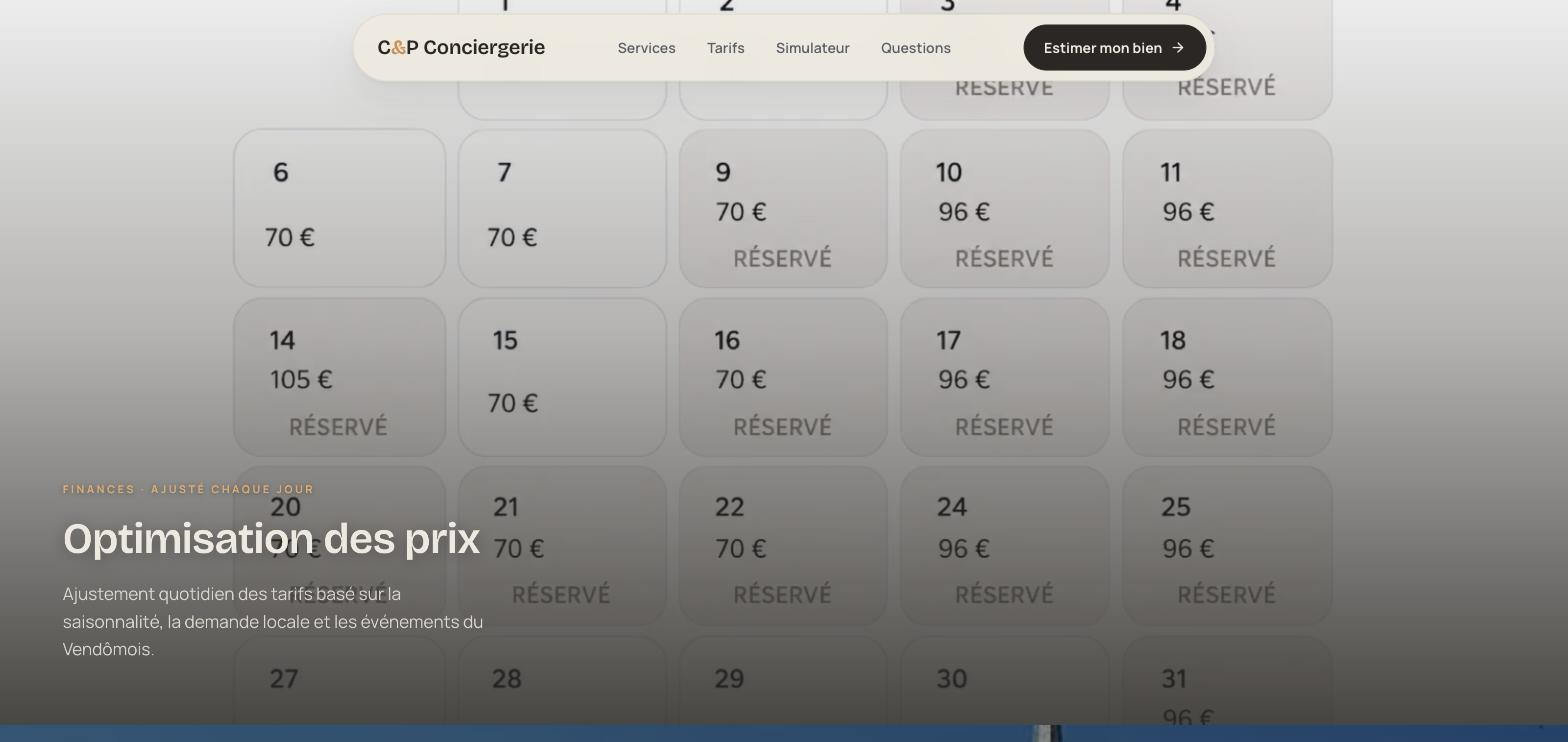 C&P Conciergerie Dynamic Pricing